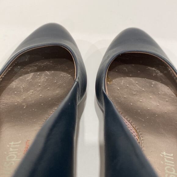 EASY SPIRIT Pumps 9 Narrow 9N Low Heel Anti-Gravity Comfort Neoma Navy Leather - Picture 12 of 16